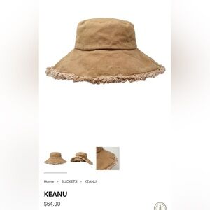 Olive and pique Keanu bucket distress hat